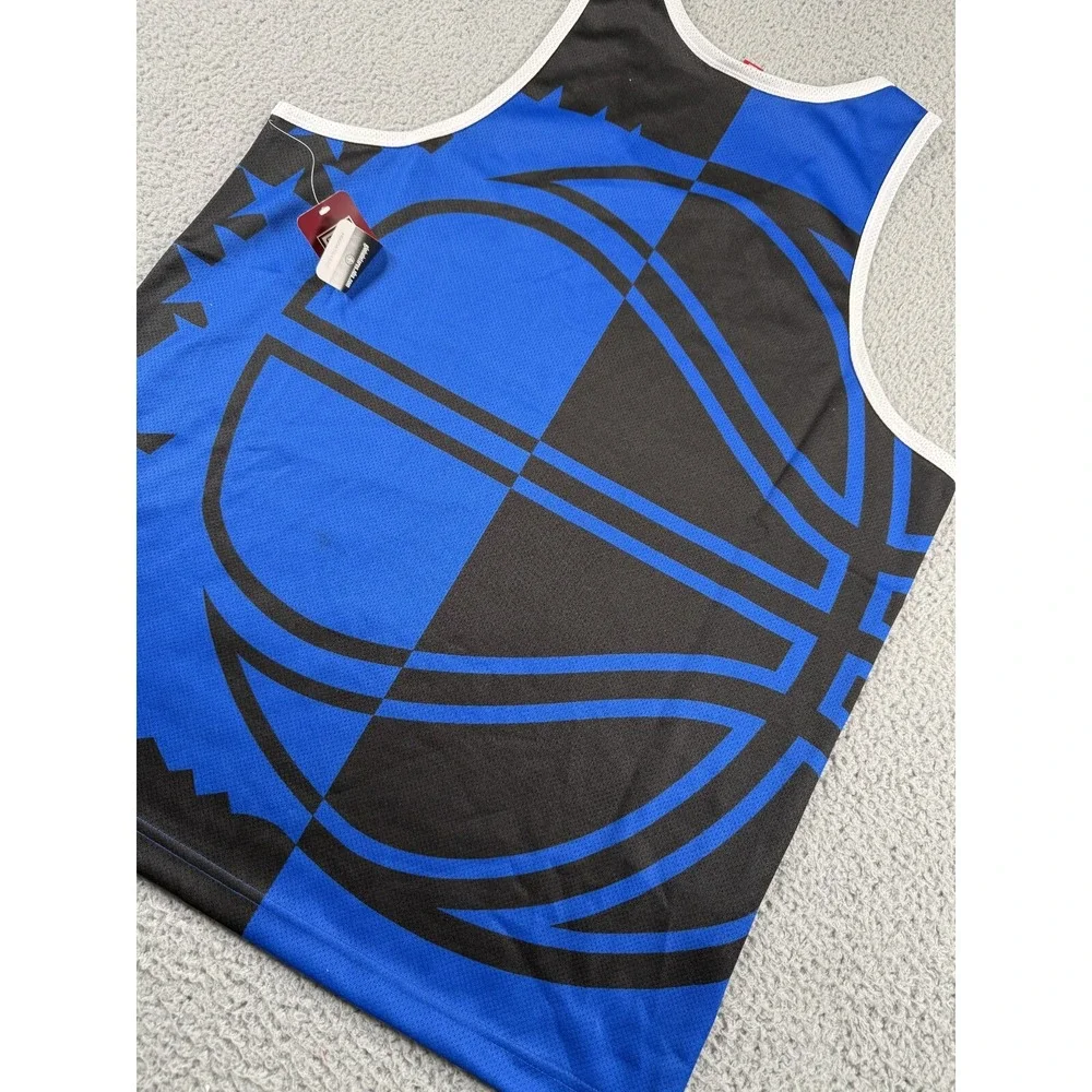 Mitchell‎ & Ness Grant Hill Jersey Men's XL Blue Orlando Magic Sublimated AOP